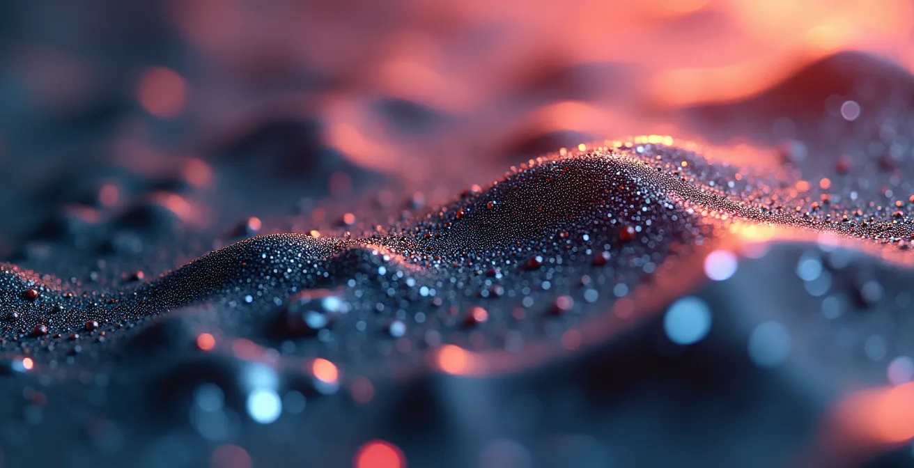 Vue macro détaillée de textures de jeu avec profondeur de champ millimétrique