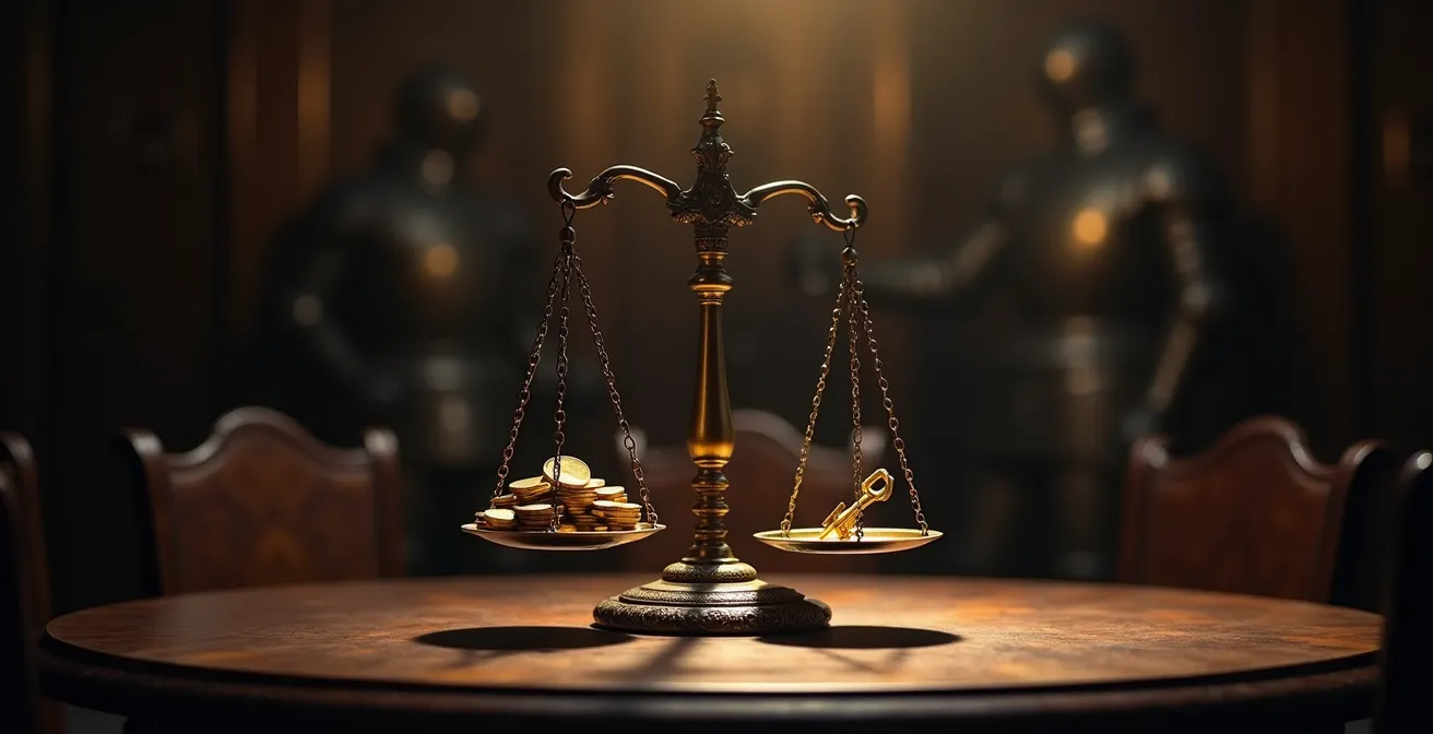 Illustration symbolique d'un système d'enchères de loot dans un MMORPG